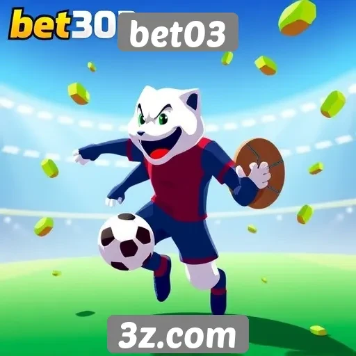 Variedade de jogos disponíveis na bet03